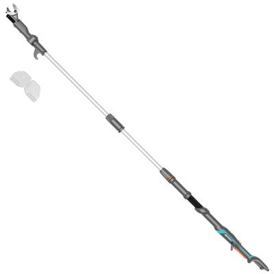 Telescopic Pruning Saw with Extendable Handle and Two Interchangeable Blades, Suitable for Cutting Branches at Height