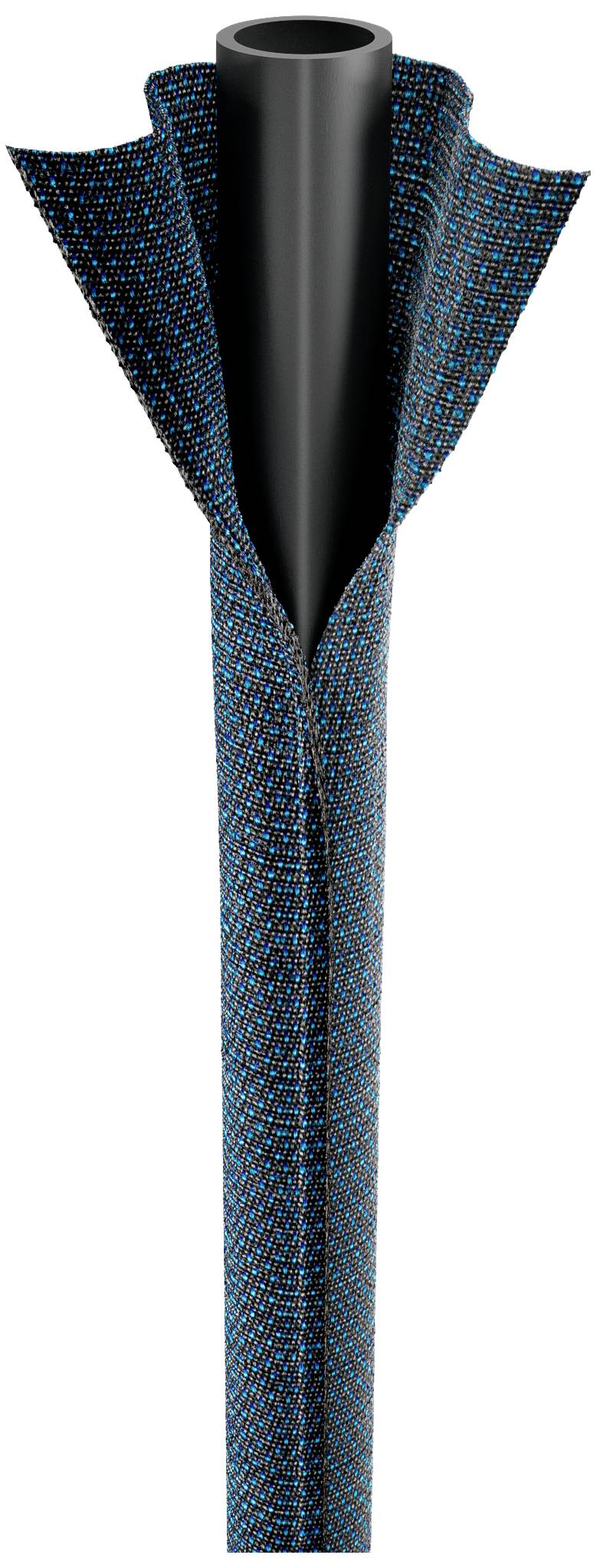 'Zippered protective cover for a pipe'