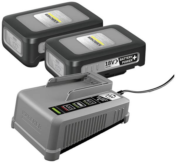 Kärcher Professional 2.445-072.0 Starter Kit Battery Power+ 18/30 Tool battery and charger 18 V 3 Ah Li-ion