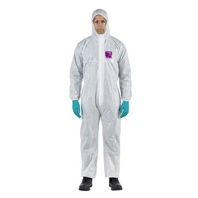 Ansell WH15S-00138-05 AlphaTec® 1500 - Model 138 Chemical protection, White, XL Size: XL White