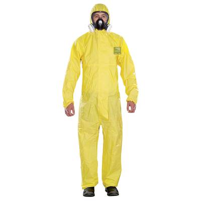 Ansell YY23T-00132-03 AlphaTec® 2300 PLUS - Model 132 Chemical Protection, Yellow, M. Size: M  Yellow