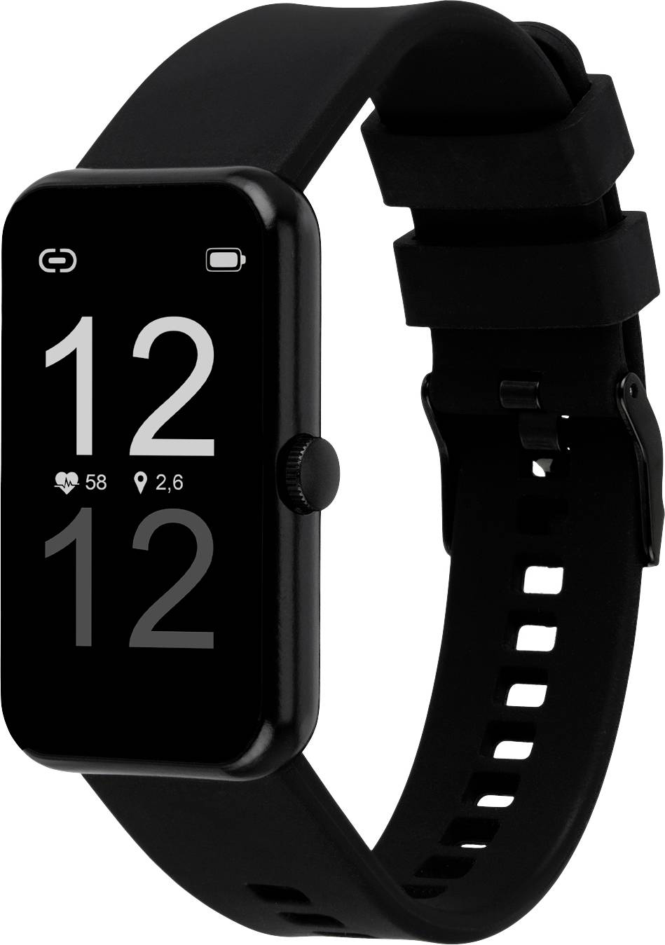XCOAST Cadiz Fitness tracker 46 mm Black