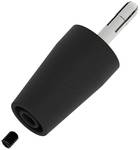 Ø4mm Plug-to-plug connector, connection through expansion pin, black
