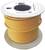 Orange cable reel with a round carrier, suitable for network installations.