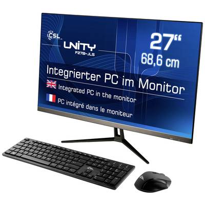 CSL Computer All-in-one PC Unity F27B-JLS 68.6 cm (27 inch) Full HD Intel® Pentium® N6000 3.3 GHz 8 GB RAM 256 GB SSD In-0