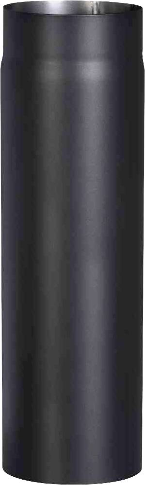 Black insulated cylinder-shaped tumbler, suitable for hot or cold drinks, without handle or visible brand markings.