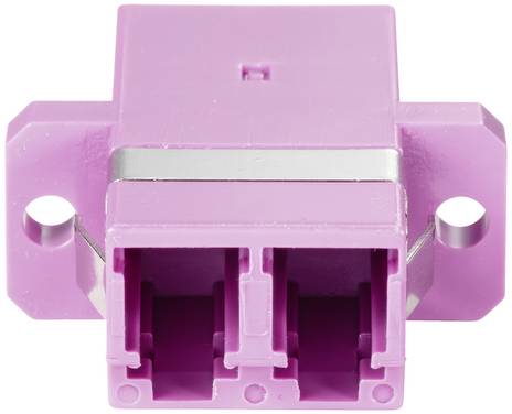 <br>  Renkforce<br>  RF-5508820<br>  FO connector<br>  LC socket<br>  LC socket<br>  Duplex<br>  Violet<br>  1 pc(s)<br>