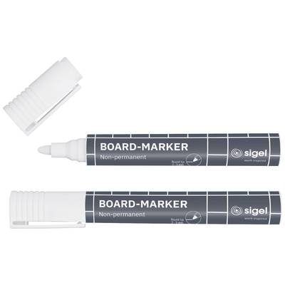 Sigel BA715 BA715 Glassboard marker White 2 mm, 3 mm
