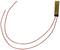 A heating element with two red cables is shown.