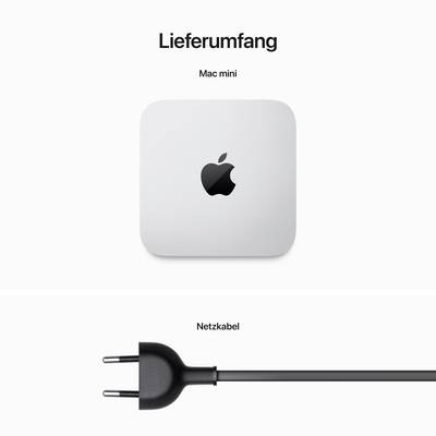 Apple Mac mini (2023) Silver 8 GB RAM 512 GB SSD 8‑Core CPU M2 (10-core GPU) MMFK3D/A-5