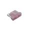 A pink flat fuse marked '58V'. Primarily used in vehicles to protect electrical systems.