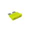 Yellow fuse with '20' inscription, used for protecting electronic components in vehicles.