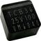 Black electrolytic capacitor with the inscription 'TCB36 25V100 UM.6040' on the top surface.