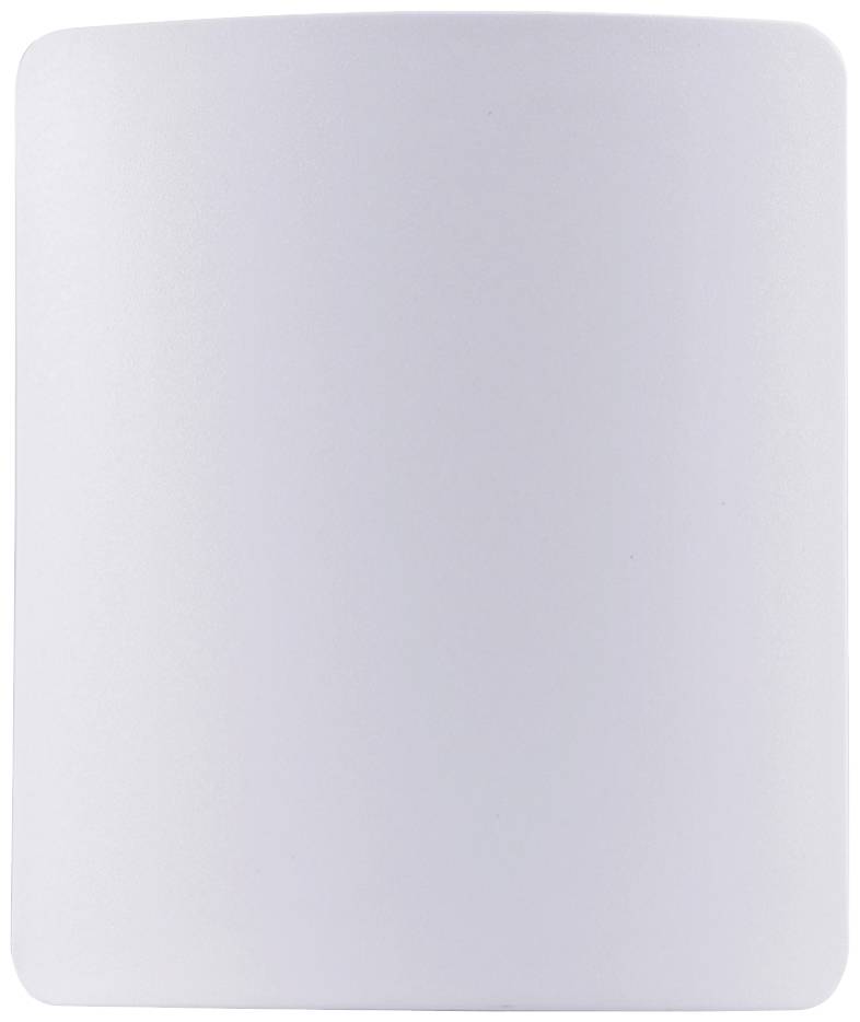 A plain, white rectangle, possibly a smooth surface or back of a device.