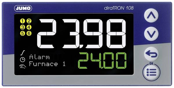 Jumo 00680795 Bang-bang, PID Compact controller (W x H) 48 mm x 96 mm