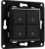 Shelly Shelly Wall switch 4 - black Wall switch