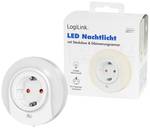 LED night light with passage plug and twilight sensor, 3528 LED x7