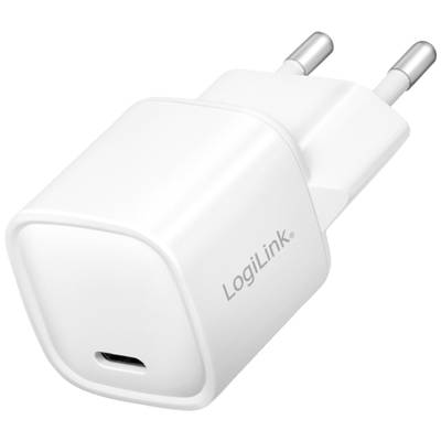 Image of LogiLink PA0278 USB charger 20 W Indoors, Mains socket Max. output current 3 A No. of outputs: 1 x USB-C® socket (Power Delivery) USB Power Delivery (USB-PD)