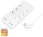 Wi-Fi Smart 6-way socket strip (CEE7/3), 4x USB, Tuya compatible