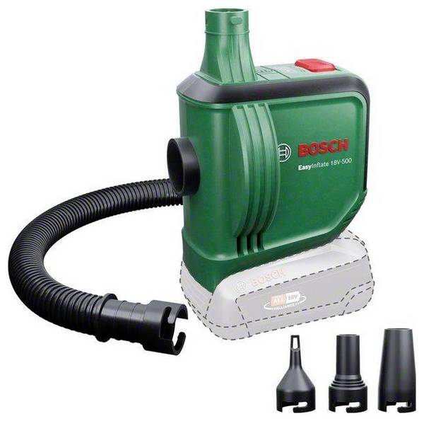 Bosch Home and Garden Cordless air compressor EasyInflate 18V-500 0.03 bar