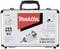 Toolbox with Makita logo, containing bi-metal hole saws and accessories for electricians, size range from 32 mm to 83 mm.