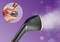 A handheld steam cleaner is shown as a hand drops essential oil droplets into a round insert, against a purple background.