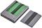 External enclosure for two M.2 SSDs, opened. Shows slots and connections. Suitable for storage expansion and data transfer.