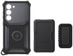Samsung Rugged Gadget Case Compatible with (mobile phone): Galaxy S23, Black, Titanium