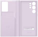 Samsung Smart View Wallet Case Compatible with (mobile phone): Galaxy S23 Ultra, Lavender