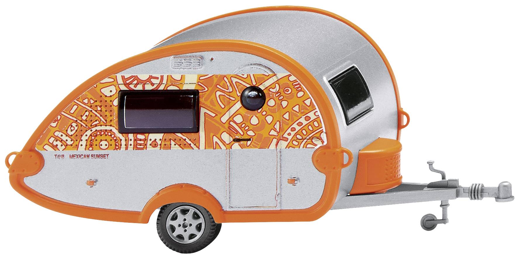 Wiking 0092 37 H0 Trailer Caravan (T@B) Mexican Sunset