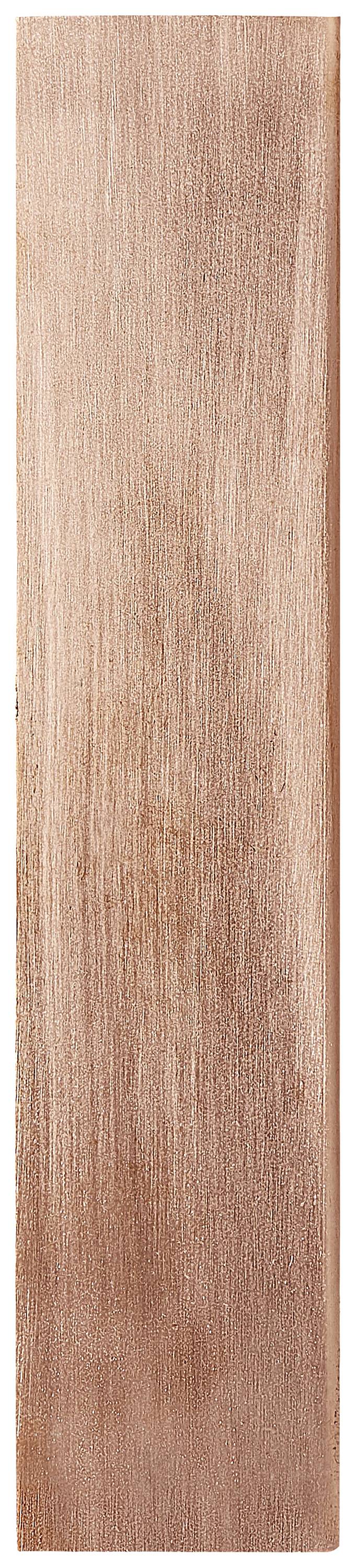 A rectangular copper plate with a smooth surface.