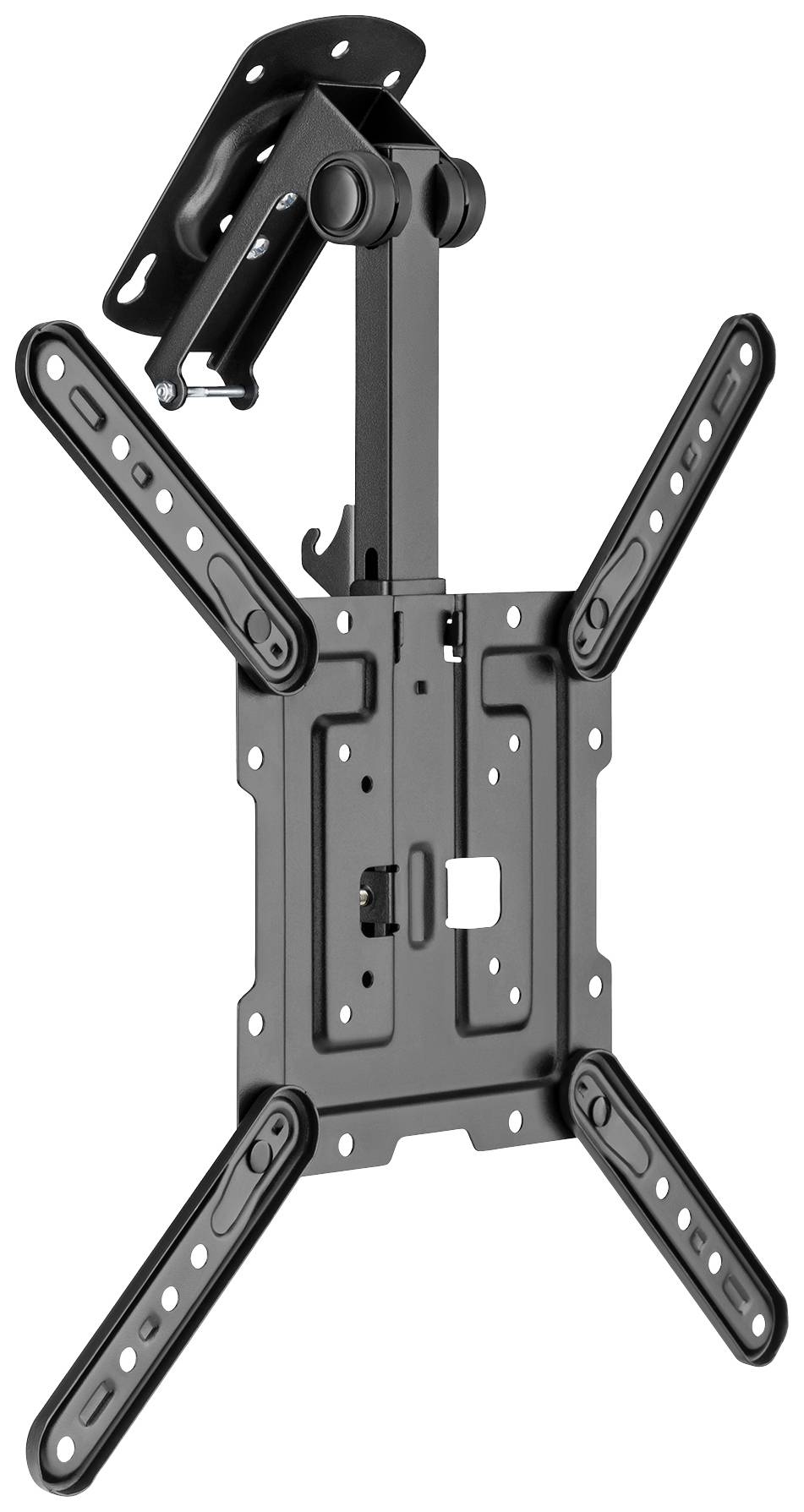 My Wall HL45-3L 1x Monitor ceiling mount 58,4 cm (23) - 139,7 cm (55) Black Tiltable, Swivelling