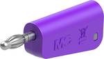 4 mm single plug completely violet