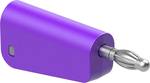 4 mm single plug completely violet