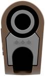 4 mm single plug completely brown