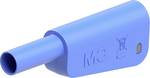 4 mm single plug completely blue