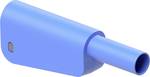 4 mm single plug completely blue