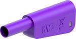 4 mm single plug completely violet