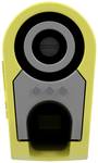 4 mm single plug completely yellow