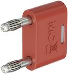 4 mm connection plug red