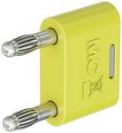 4 mm connection plug yellow