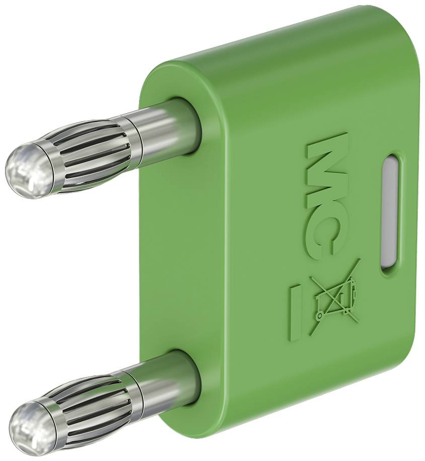 Staeubli KS-4N-19 Connector Green Pin diameter: 4 mm Dot pitch: 19 mm 1 pc(s)
