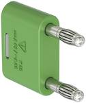 4 mm connection plug green