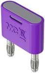 4 mm connection plug violet
