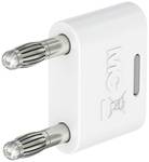 4 mm connection plug white