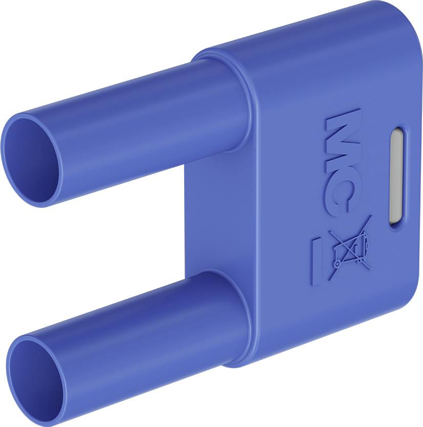 Staeubli SKS-4N-19 Connector Blue Pin diameter: 4 mm Dot pitch: 19 mm 1 pc(s)