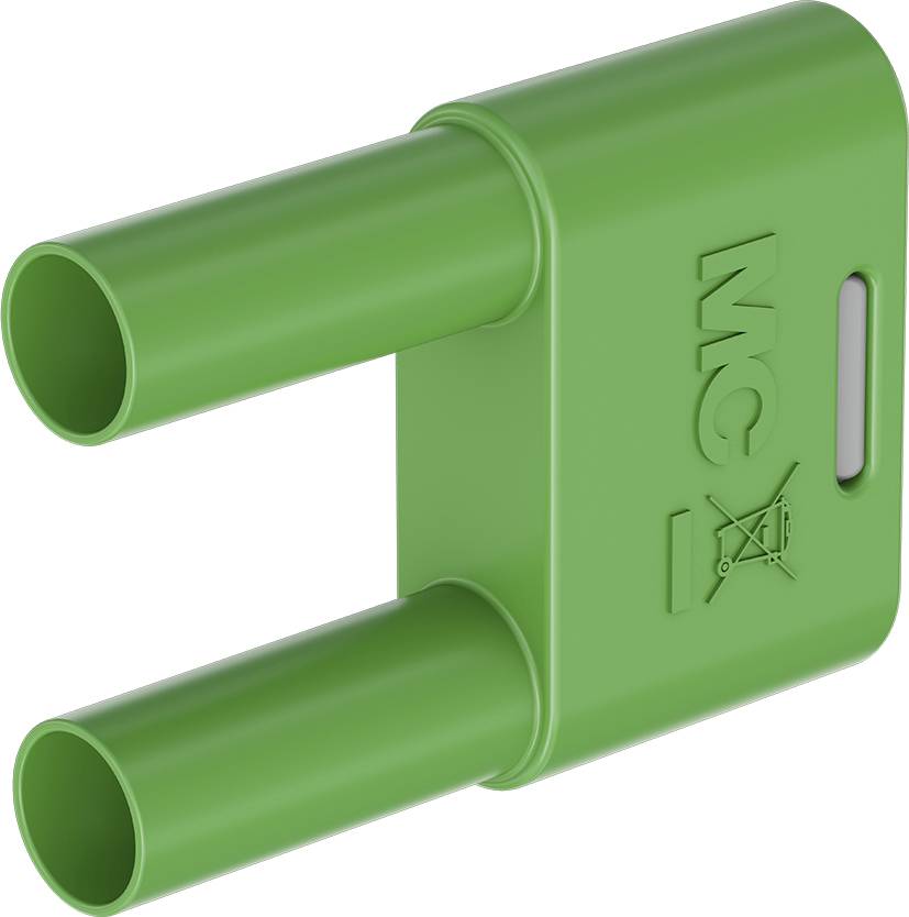 Staeubli SKS-4N-19 Connector Green Pin diameter: 4 mm Dot pitch: 19 mm 1 pc(s)