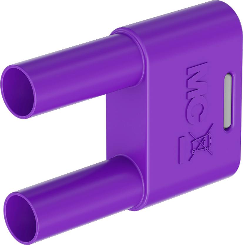 Staeubli SKS-4N-19 Connector Violet Pin diameter: 4 mm Dot pitch: 19 mm 1 pc(s)