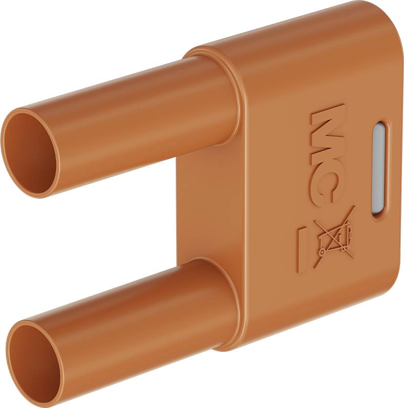 Staeubli SKS-4N-19 Connector Orange Pin diameter: 4 mm Dot pitch: 19 mm 1 pc(s)