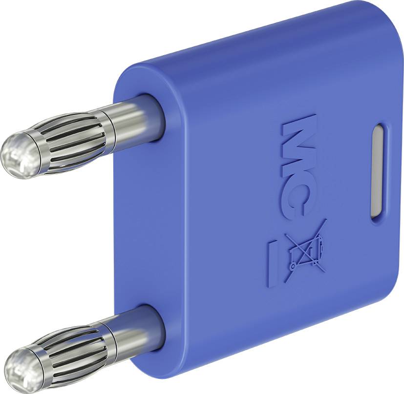 Staeubli KS2-4N-19 Connector Blue Pin diameter: 4 mm Dot pitch: 19 mm 1 pc(s)